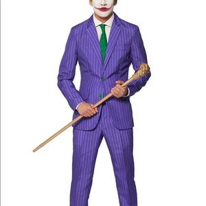 Purple joker suit